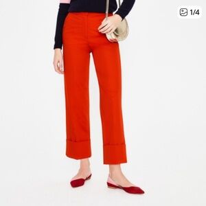 Boden Geranium Red Pop Women's Trousers